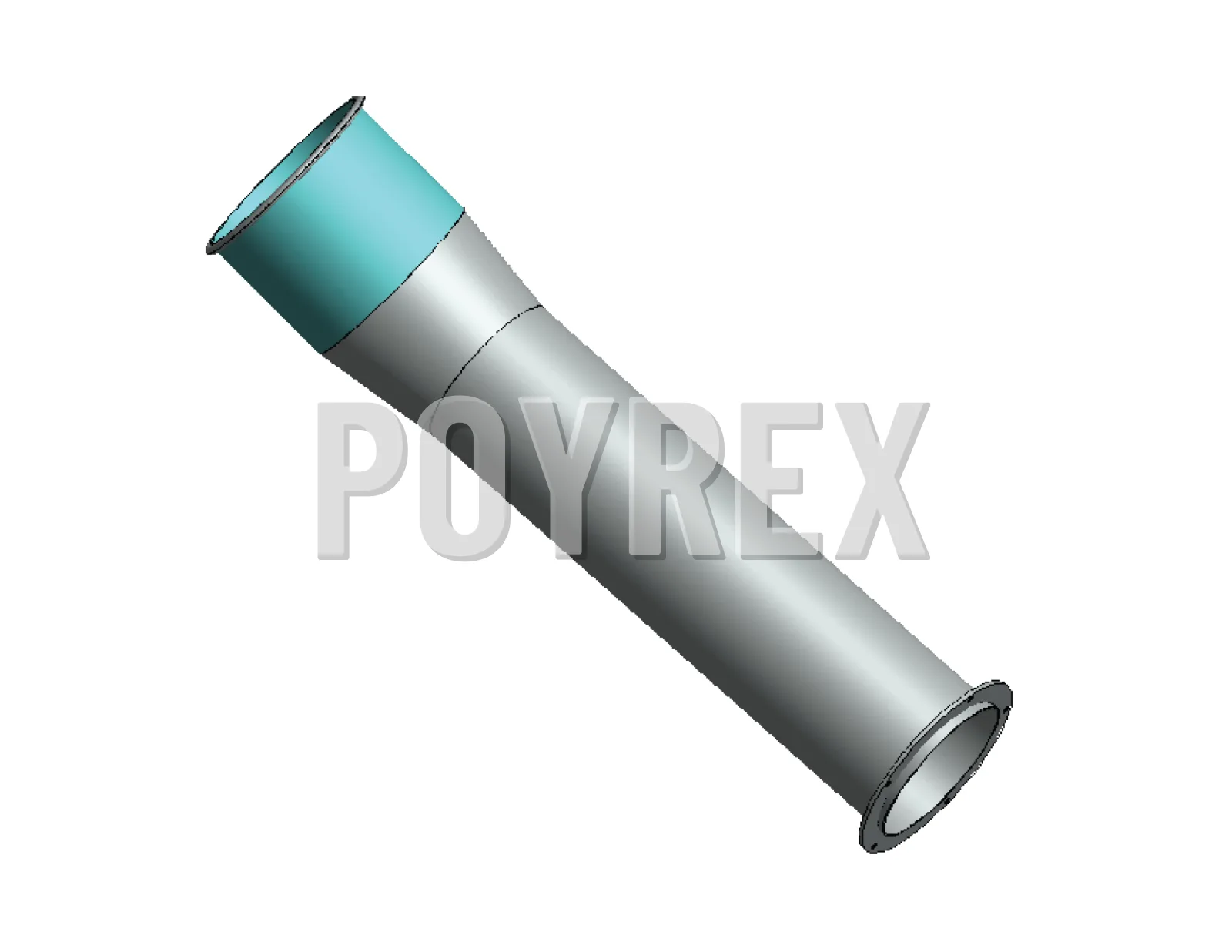 Suction Pipe RAVO 5-Series Suction Chute Sweepings Container Bottom  — C010002