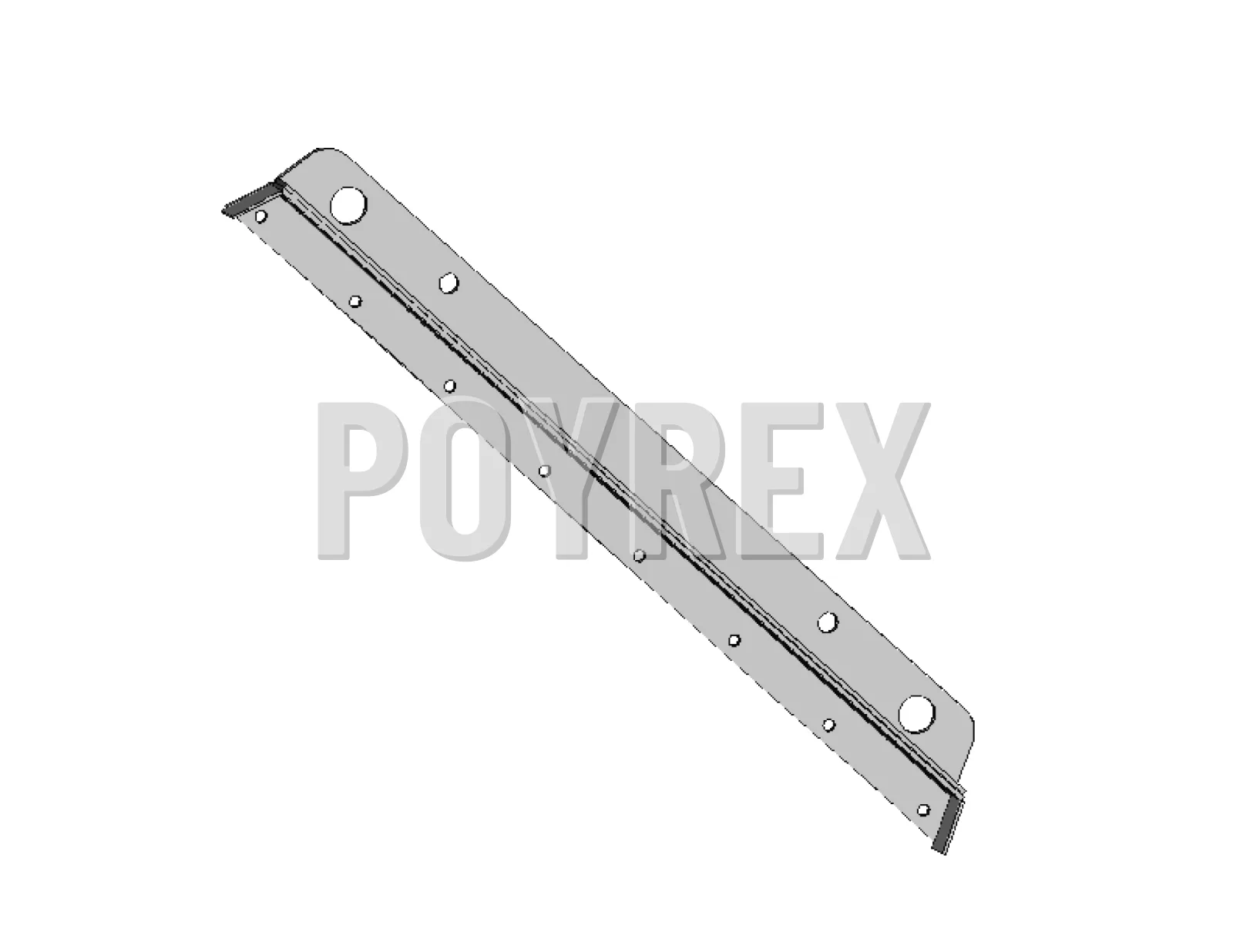 RAVO 5-Series Mounting Frame Rear Rubber Strip — C010014