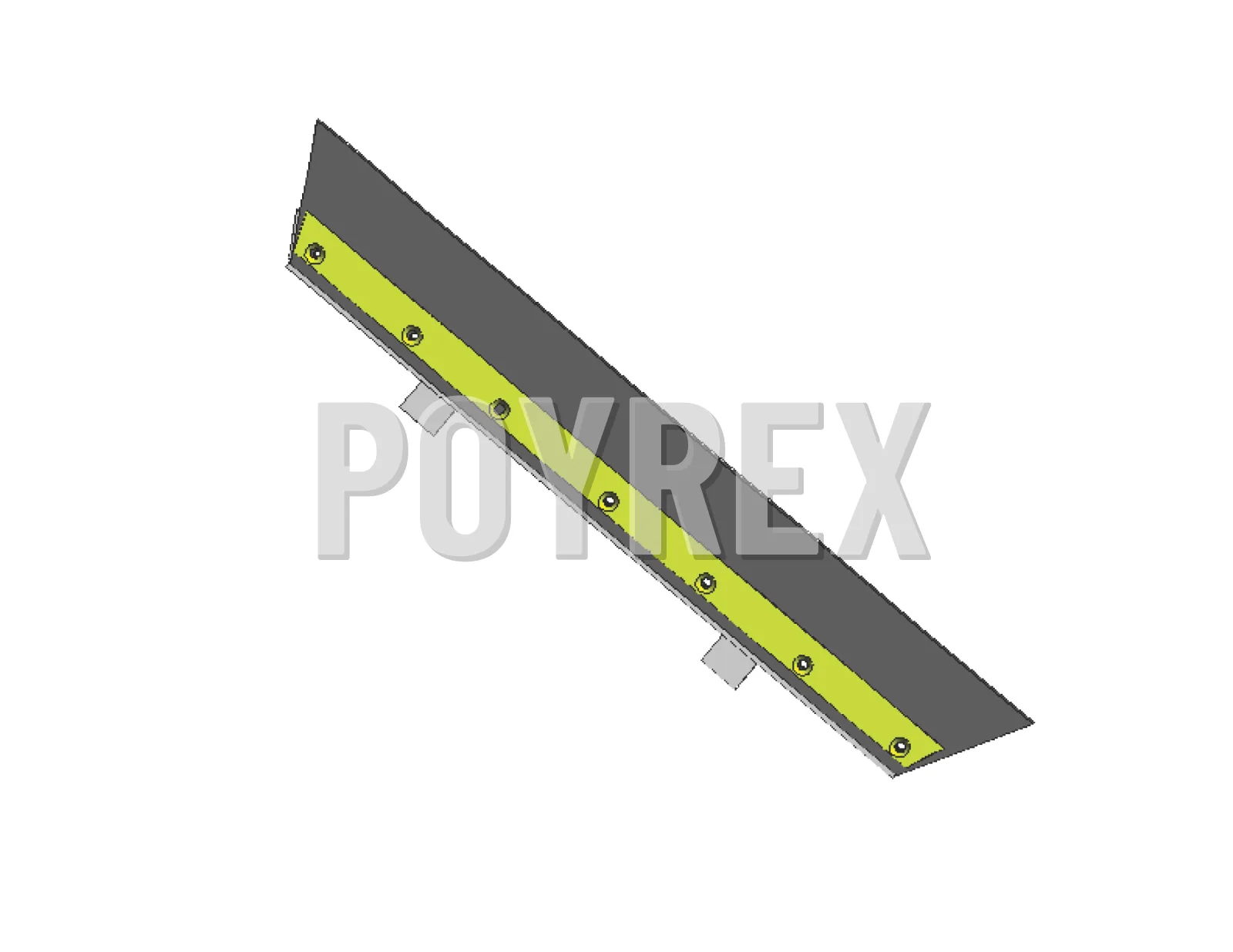 Rubber Strip RAVO 5-Series With Bracket Complete Front Suction Shaft — C010018