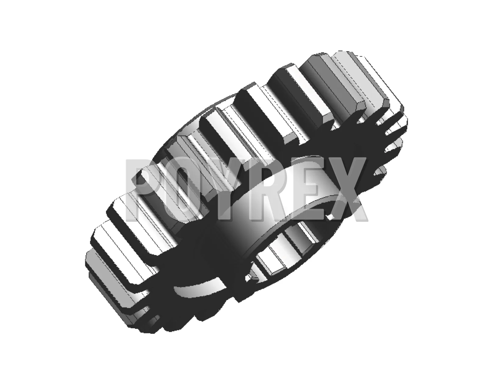 Zahnrad Terberg TCA-DE Schwenkantrieb Kippergehäuse — C016012