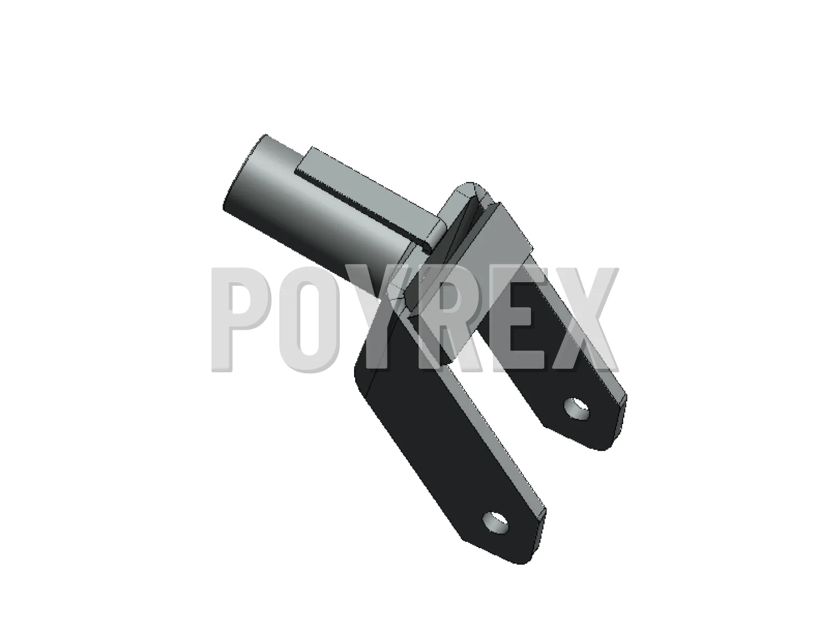 Fork Mount For Sweeper Beam S12000 Swivel Castor Suction Mouth — C018007