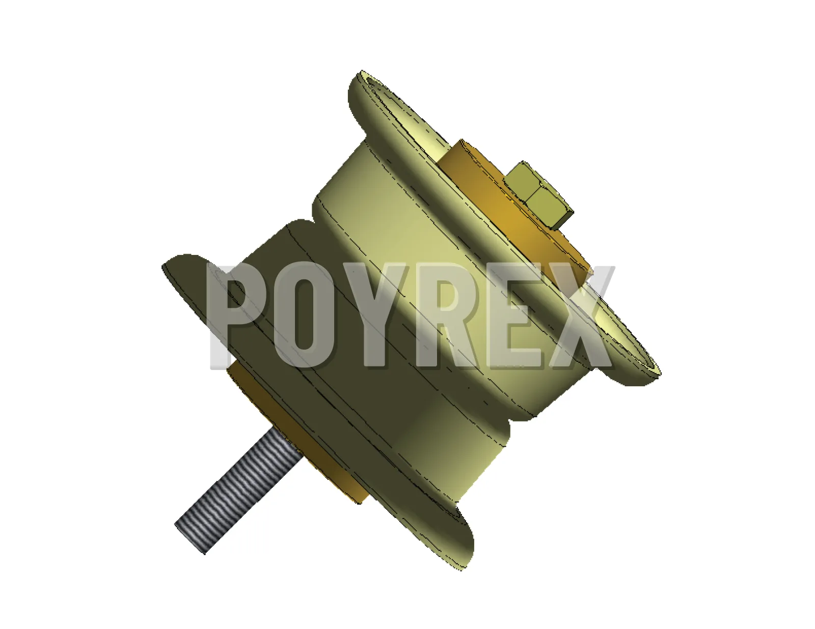 Impeller Bucher Municipal Cityfant 60/6000 İncluding Attachments Suction Shaft Maintenance-Free — C03007