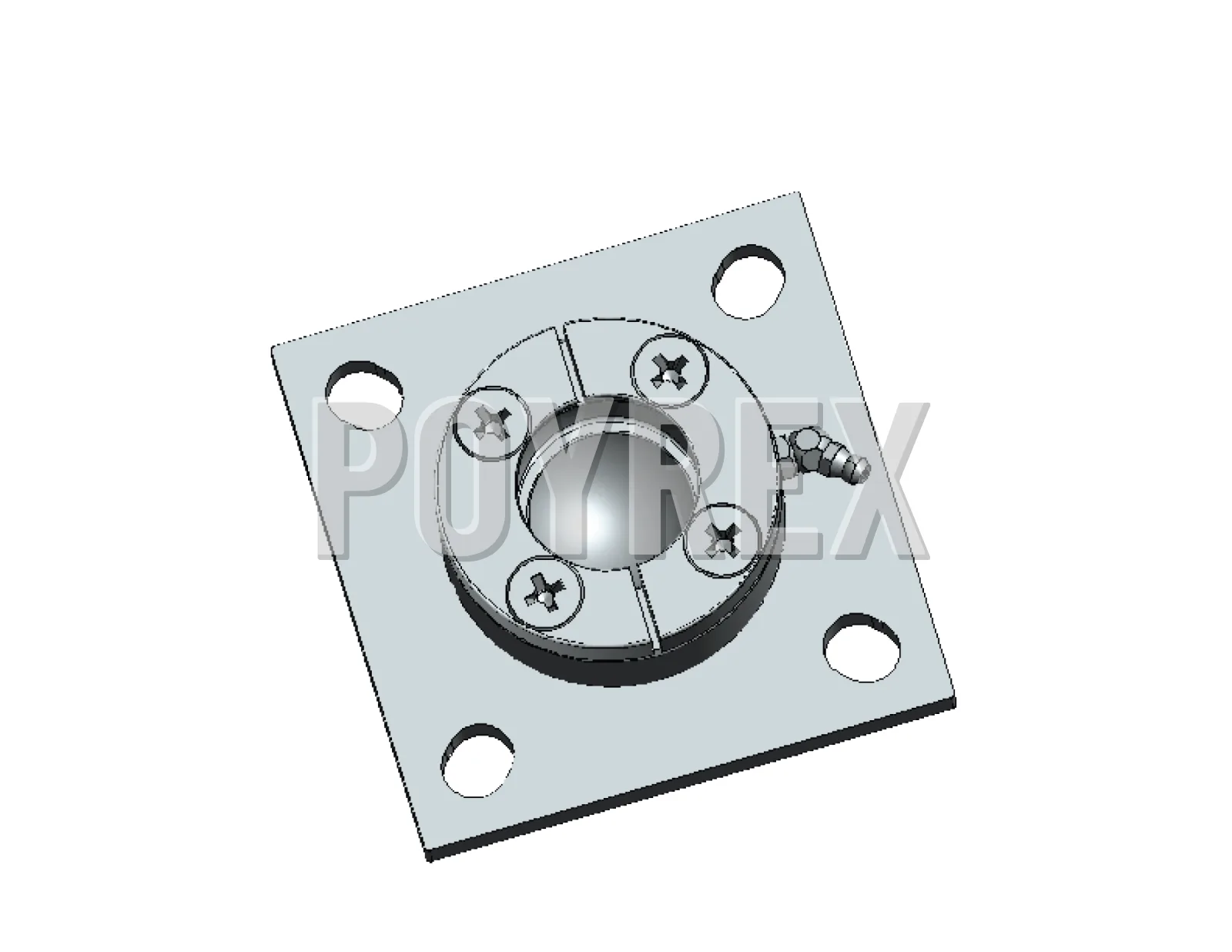 Gelenkstück Bucher Municipal Citycat 5000 Hydroulic Cylinder Anhebung Kehrgutbehälter — C03028