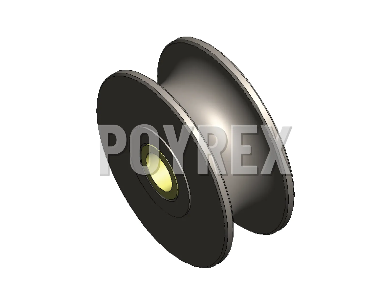 Deflection Roller Bucher Municipal Optifant 70 Leaf Sieve Sweepings Container — C03036