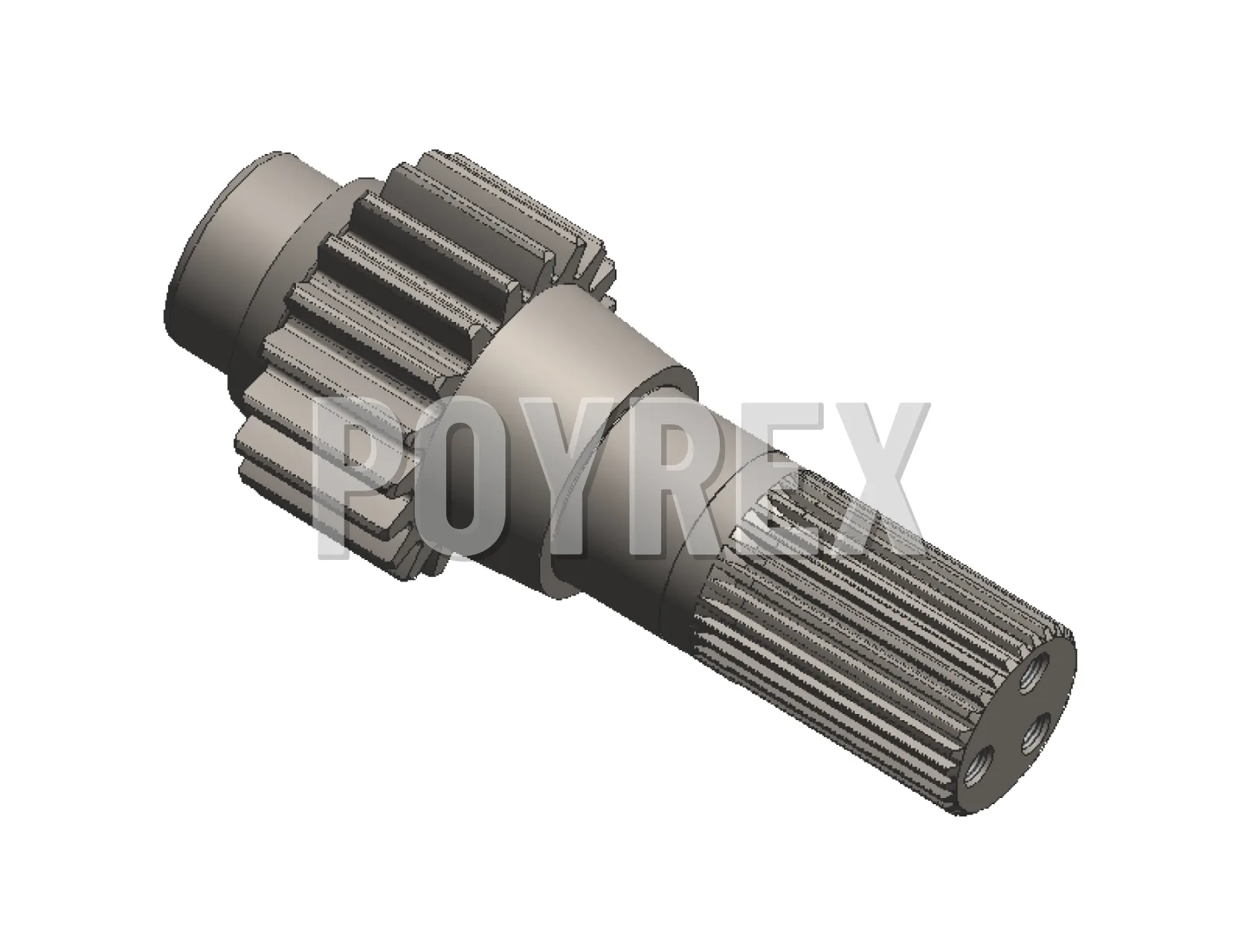 Output Shaft Johnston VT/VS 650 Gearbox Blower Drive — C08003