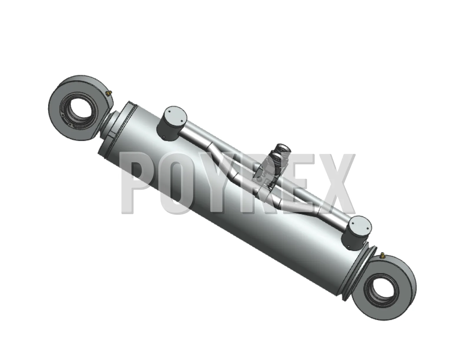 Hydraulic Cylinder Zöller Medium XL Pressplatte Links — HC01018