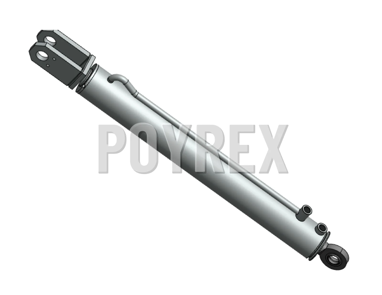 Hydraulic Cylinder Haller x2 Rear Section — HC07002
