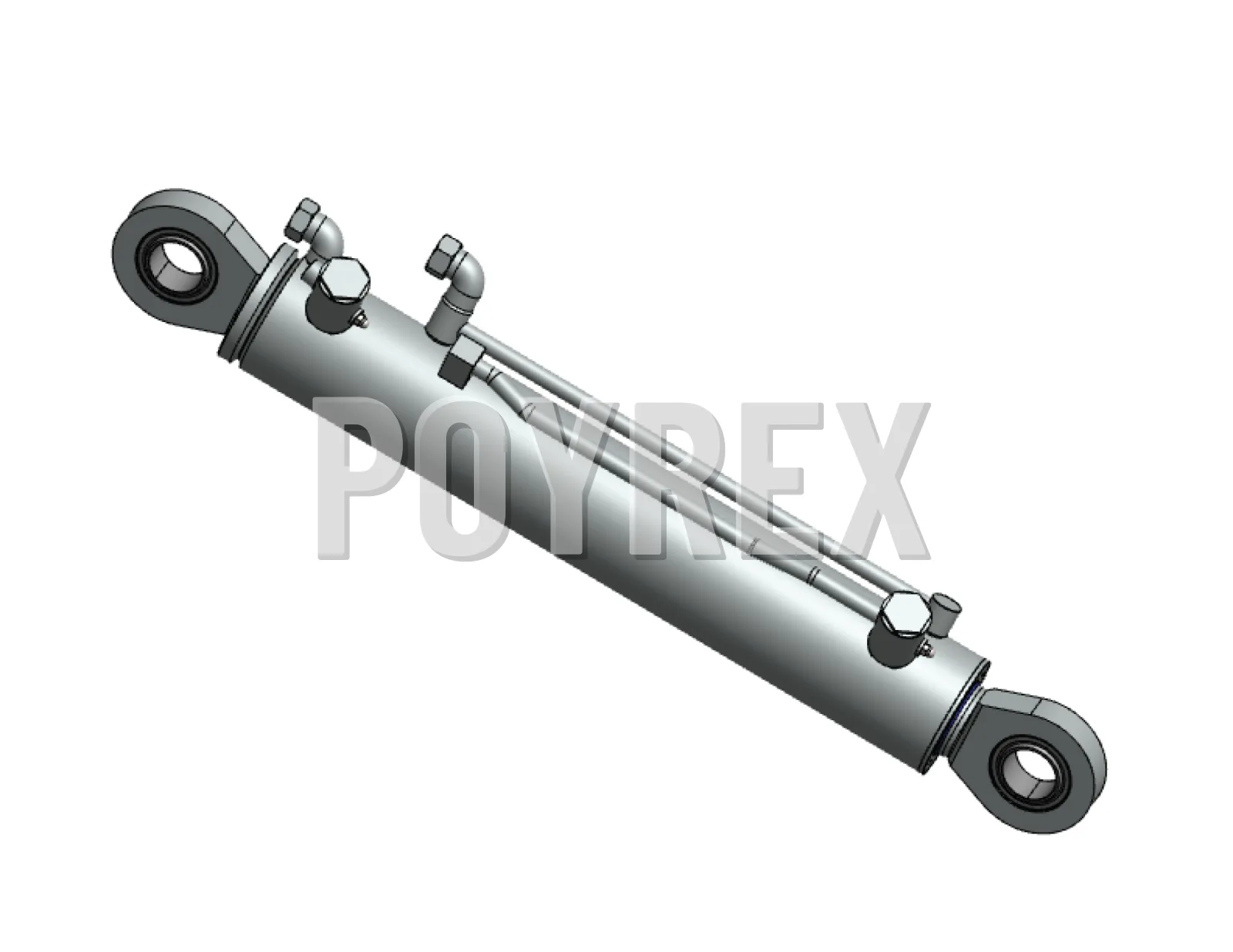 Hydraulic Cylinder Haller x2 Schwenkplatte Rechts — HC07004