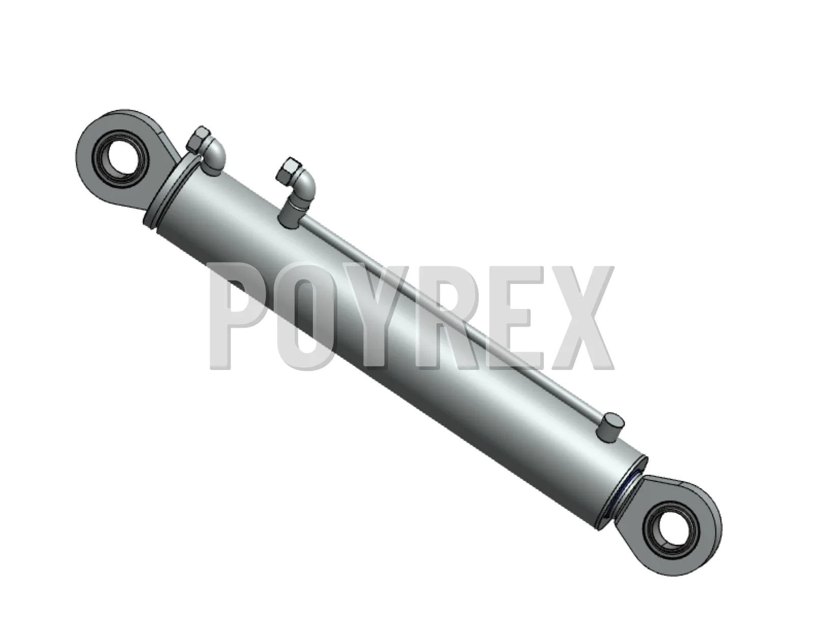 Hydraulic Cylinder Haller x2 Swivel Plate Left — HC07005
